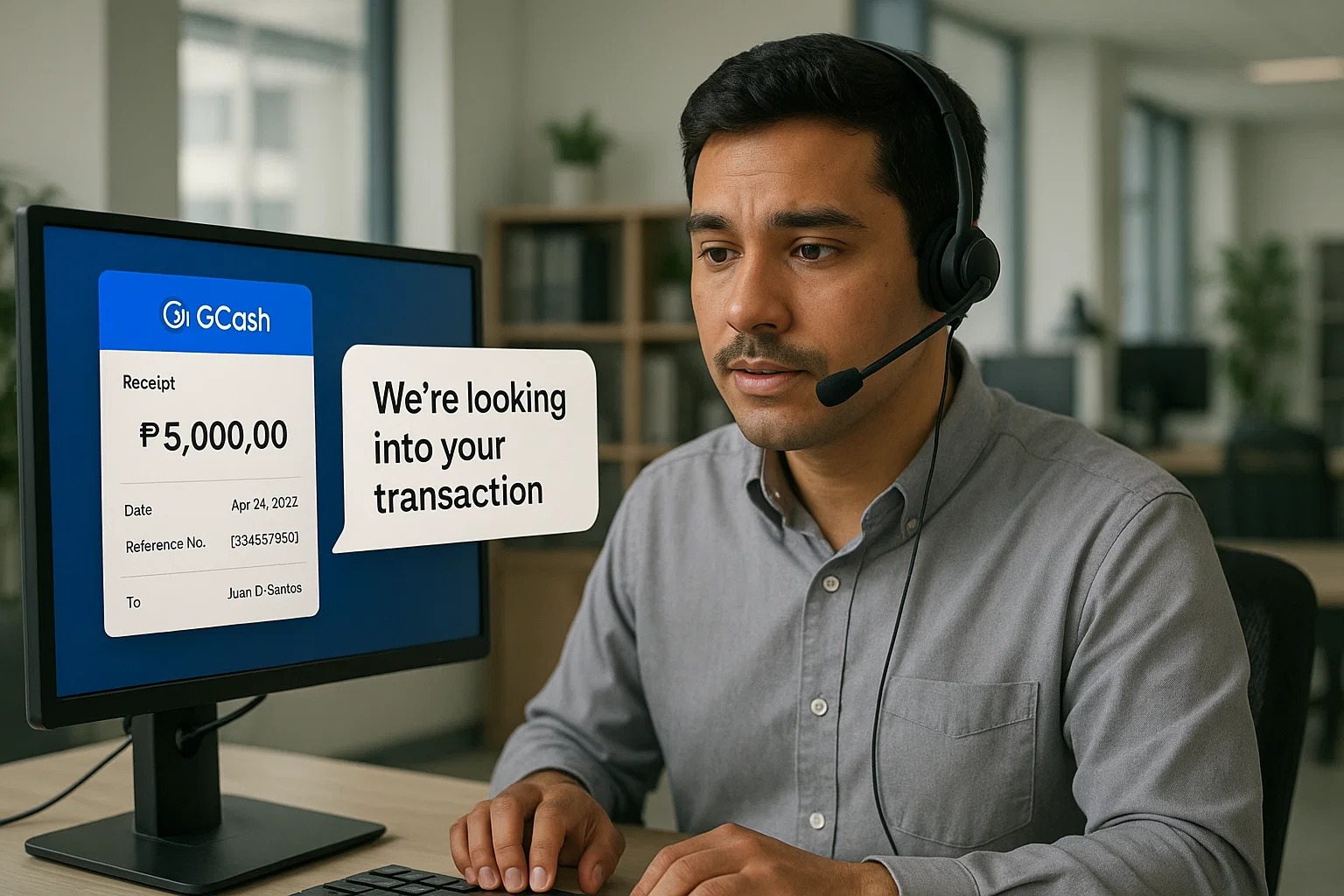 Customer Support Resolving E-Wallet Deposit Issue
