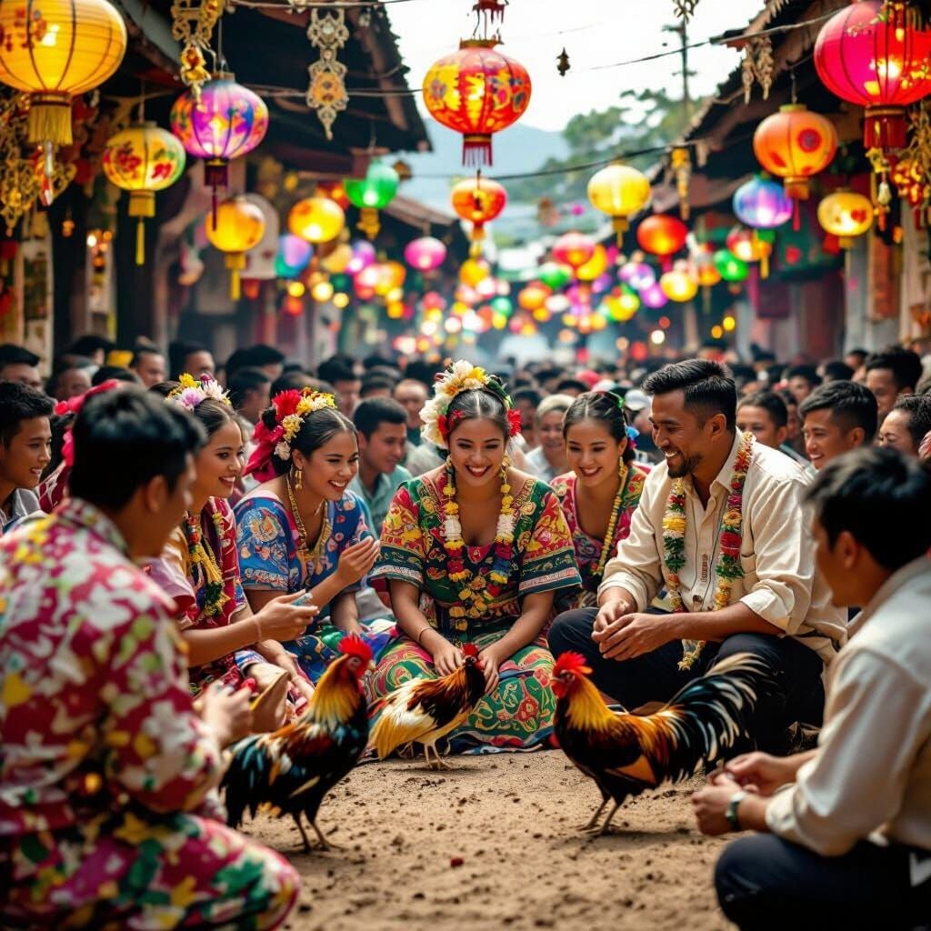 Philippine Festival Cockfighting