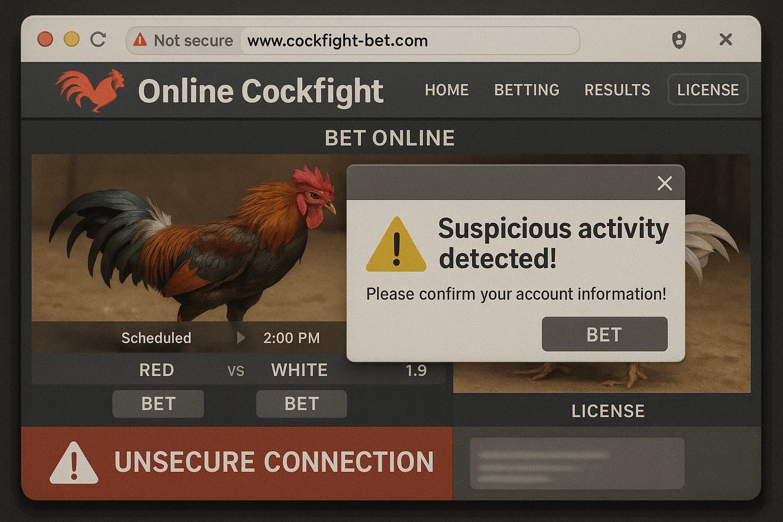 Sabong Scam Avoid – Fake Online Sabong Websites That Imitate Legit Platforms
